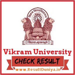 Vikram University Result 2022
